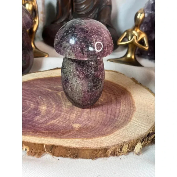 Rhodonite Mushroom - Picture 1 of 2